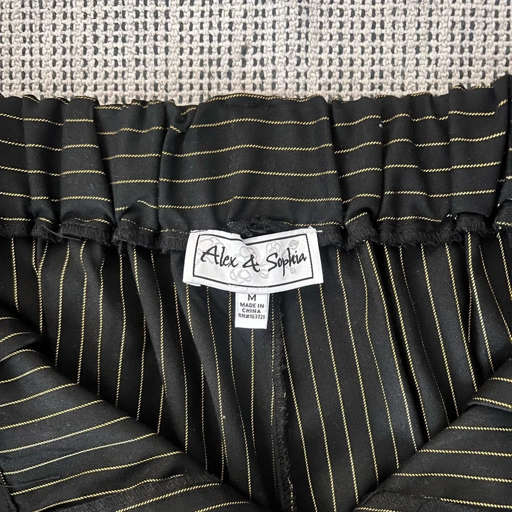 Alex & Sophia Pin Striped Trouser Pants